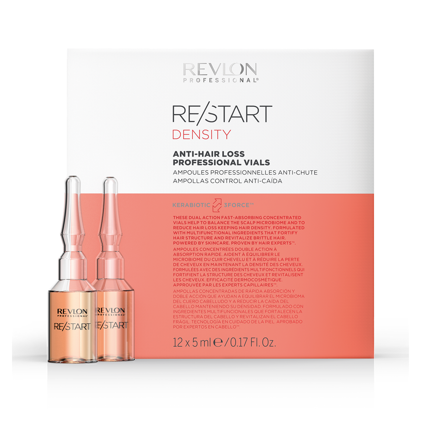 RESTART ANTI HAIR LOSS TREATMENT x 12 und - AMPOLLAS CONCENTRADAS DE TRATAMIENTO ANTICAÍDA