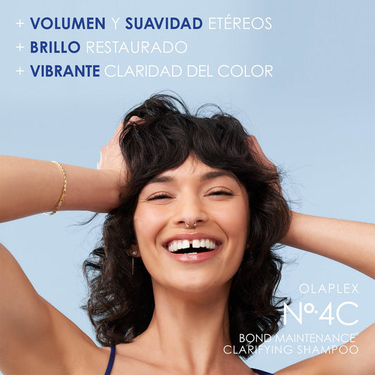 Nº.4C BOND MAINTENANCE® CLARIFYING SHAMPOO x 250 ml - SHAMPOO REPARADOR DE LIMPIEZA PROFUNDA