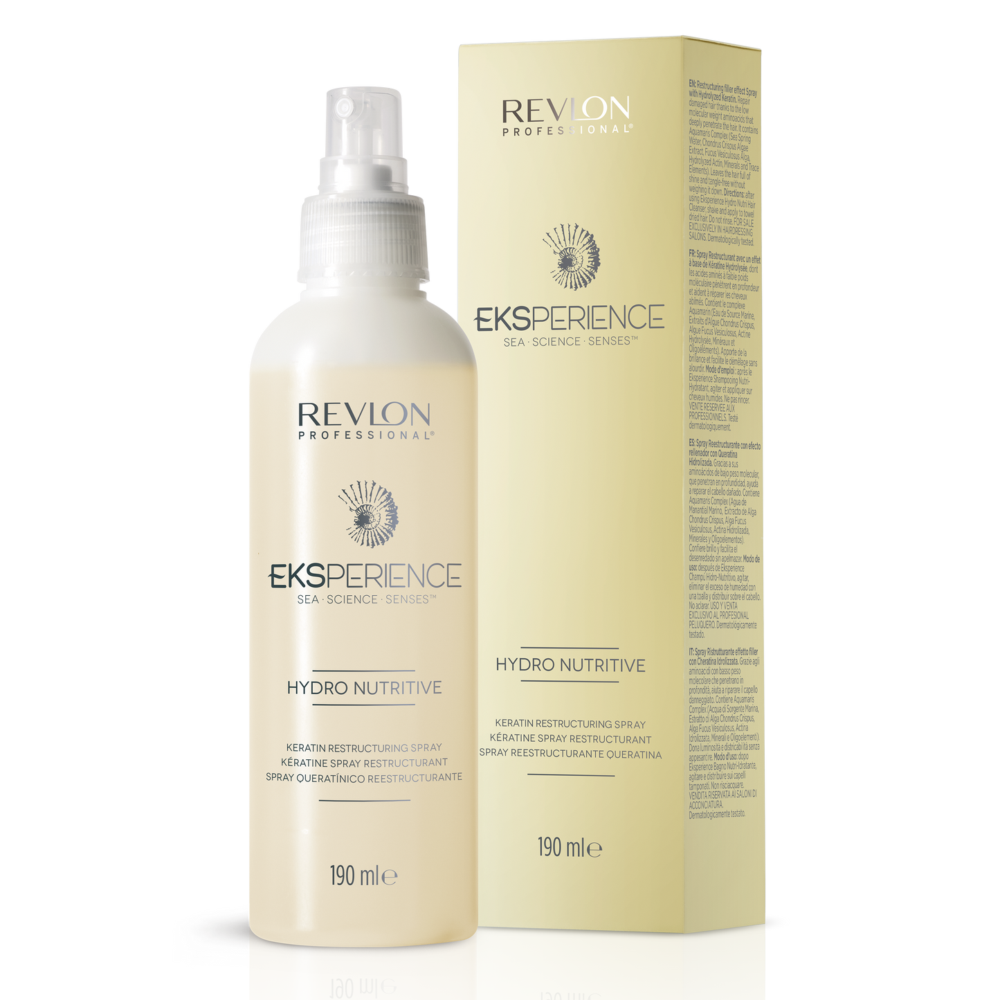 HYDRO NUTRITIVE KERATIN RESTRUCT. SPRAY x 190 ml - ACONDICIONADOR HIDRATANTE Y REPARADOR