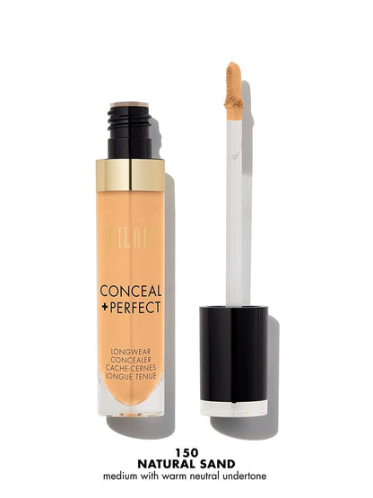 MILANI CONCEAL+PERFECT LONG-WEAR CONCEALER - 150 NATURAL SAND - CORRECTOR