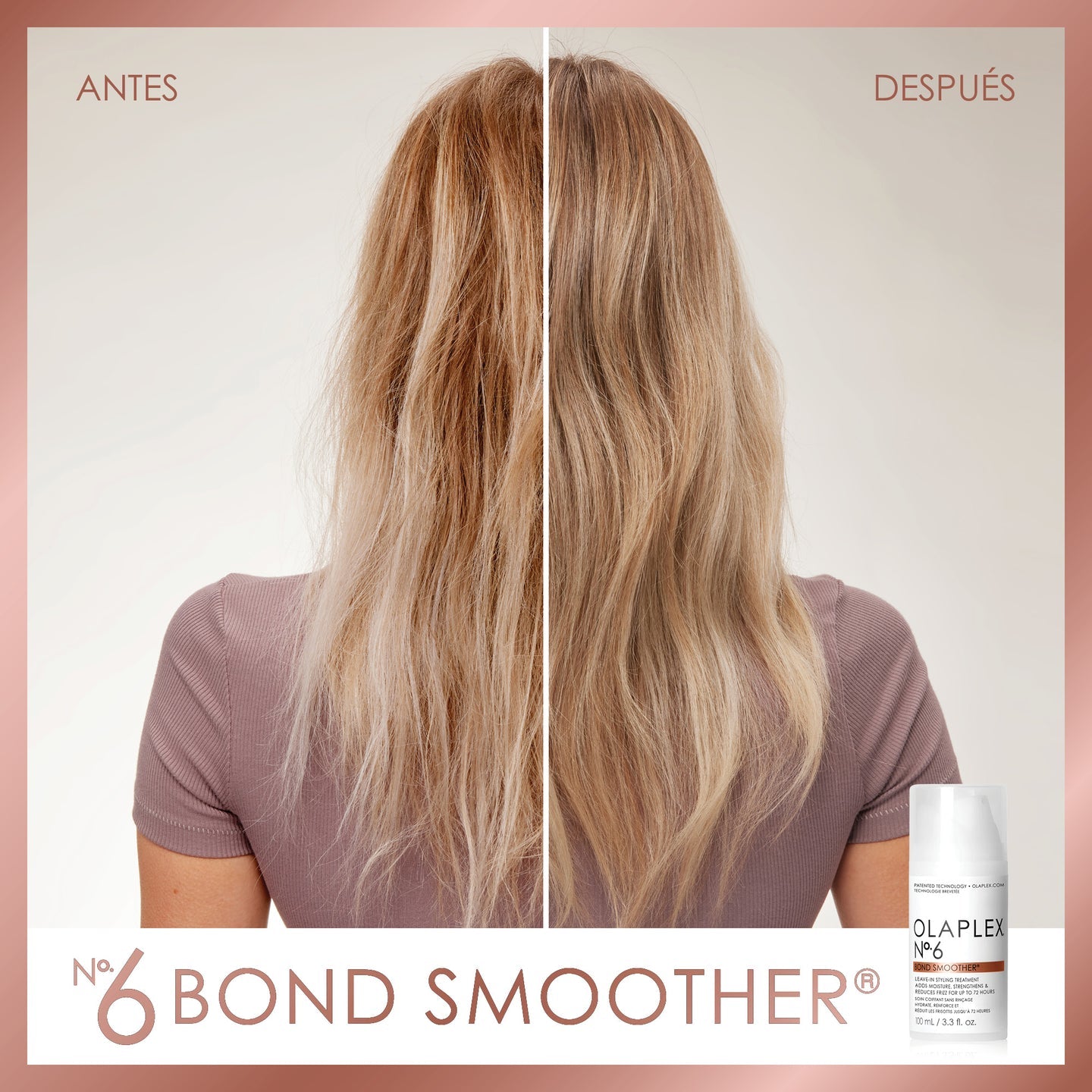 Nº.6 BOND SMOOTHER x 100 ml - CREMA DE PEINADO REPARADORA