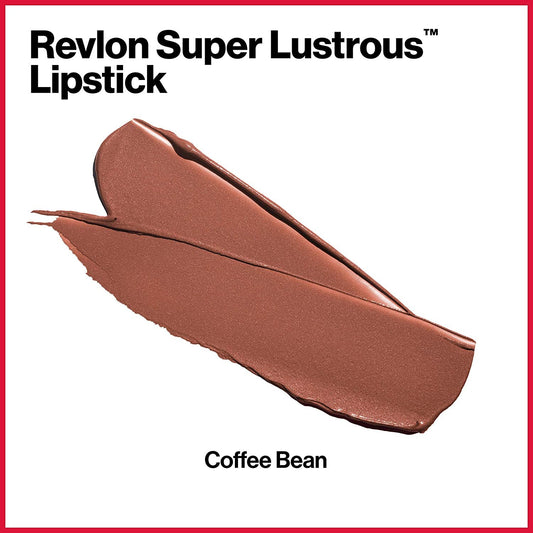 REVLON SUPER LUSTROUS LIPSTICK - COFFEE BEAN (300) - LABIAL EN BARRA PERLADO