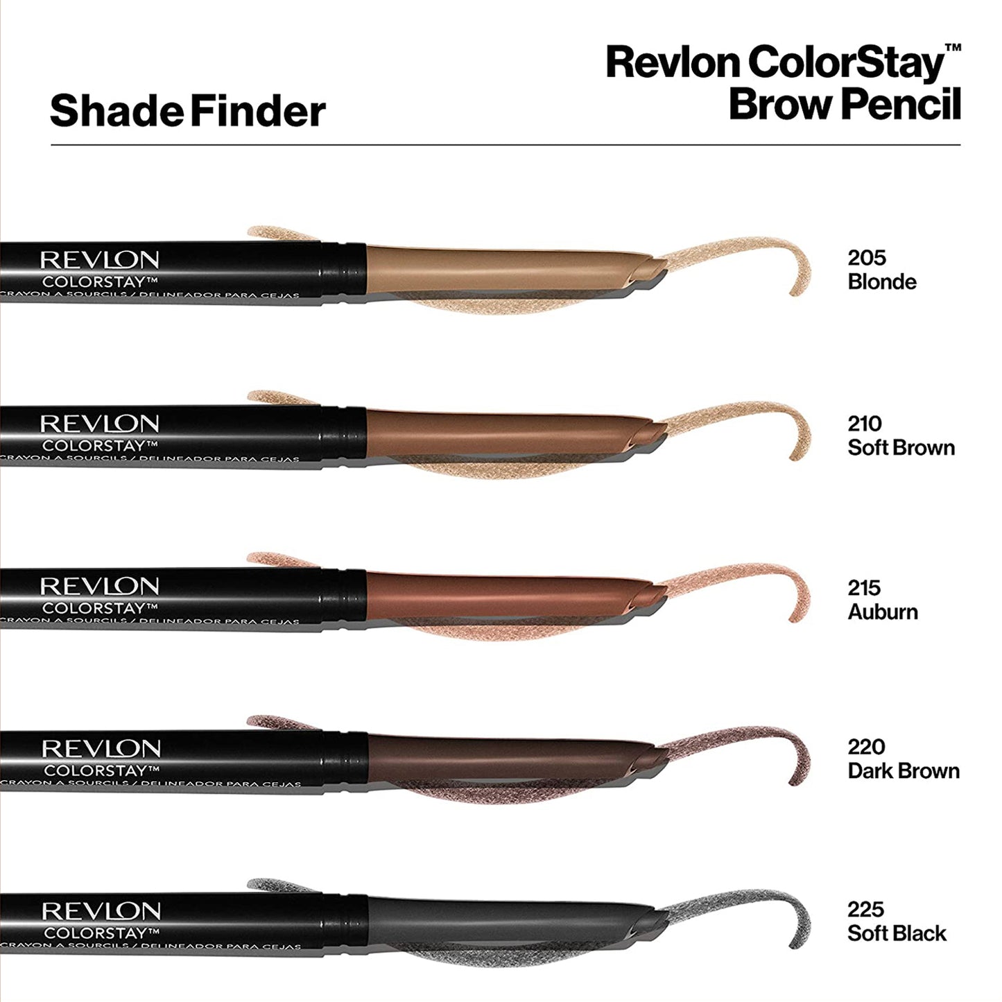 REVLON COLORSTAY BROW PENCIL - SOFT BROWN (210) - LÁPIZ PARA CEJAS