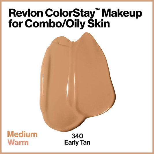 REVLON COLORSTAY MAKEUP SPF 15 - EARLY TAN (340) - BASE ACABADO MATE