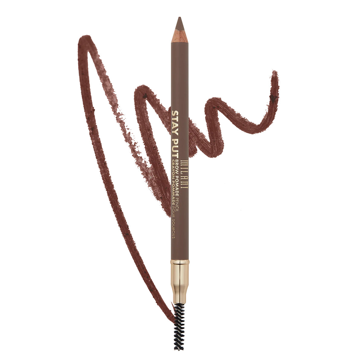 MILANI STAY PUT BROW POMADE PENCIL - 03 MEDIUM BROWN - LÁPIZ PARA CEJAS