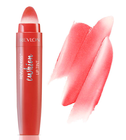 REVLON KISS CUSHION LIP TINT  - HIGH END CORAL (250) - TINTA PARA LABIOS