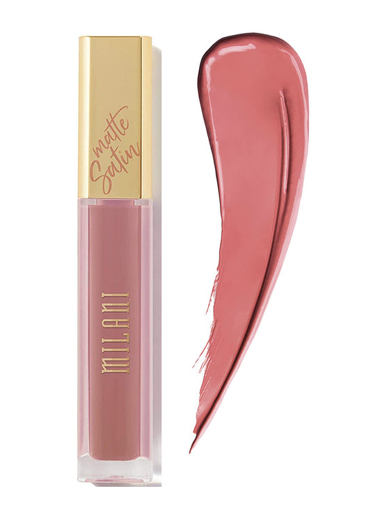 MILANI AMORE SATIN MATTE LIP CREME - 03 FANCY - LABIAL LÍQUIDO SATINADO