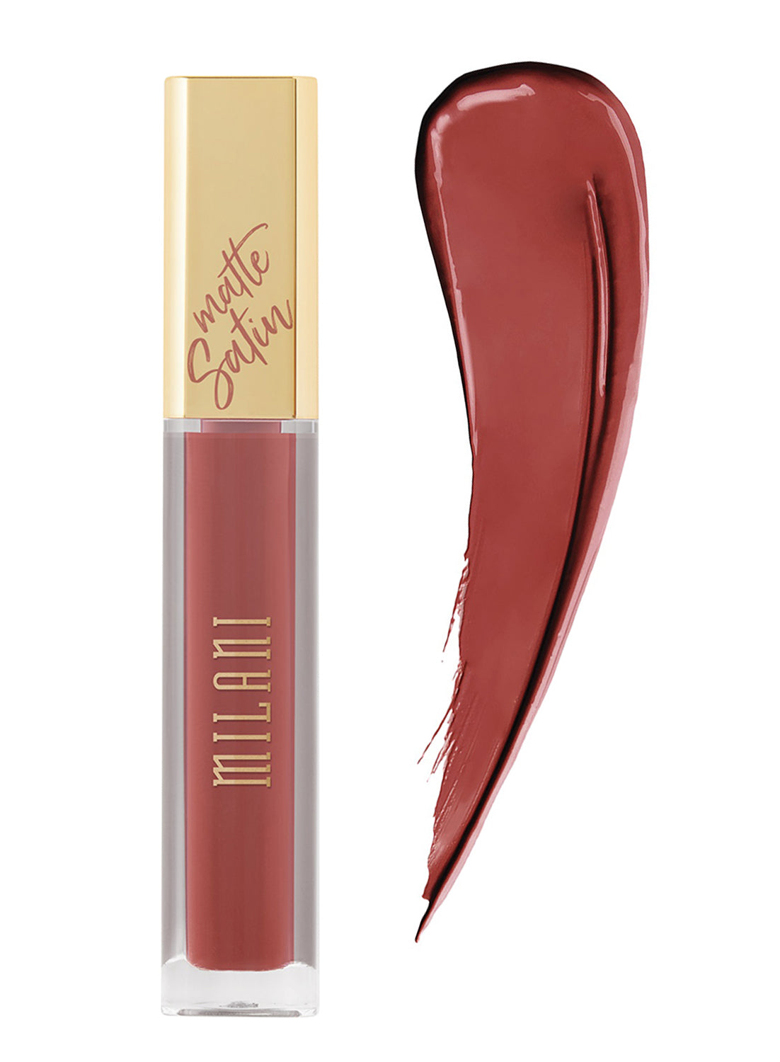 MILANI AMORE SATIN MATTE LIP CREME - 08 INDULGE - LABIAL LÍQUIDO SATINADO