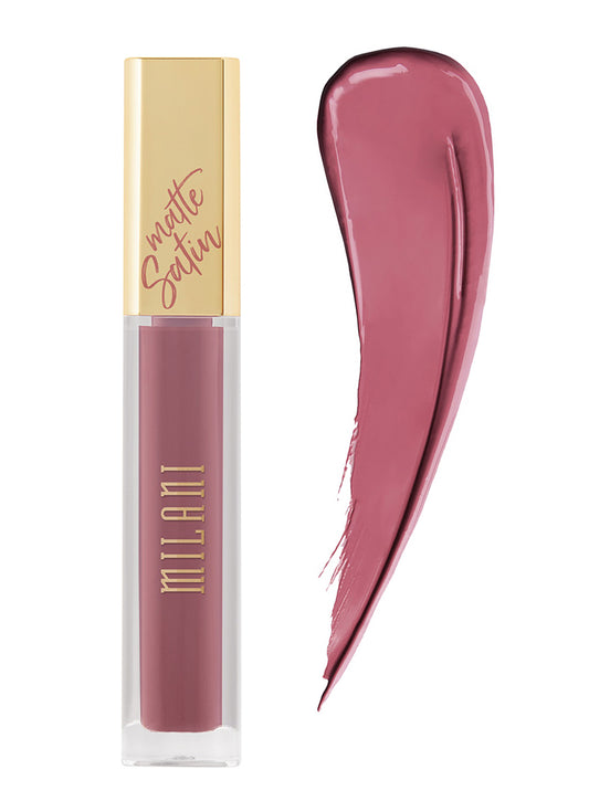 MILANI AMORE SATIN MATTE LIP CREME - 04 PLUSH - LABIAL LÍQUIDO SATINADO