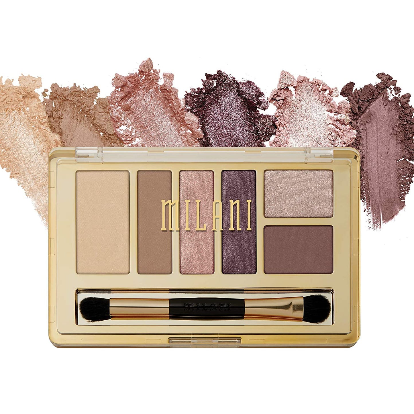 MILANI EVERYDAY EYES POWDER EYESHADOW COLLECTION - 04 PLUM BASICS - PALETA DE SOMBRAS