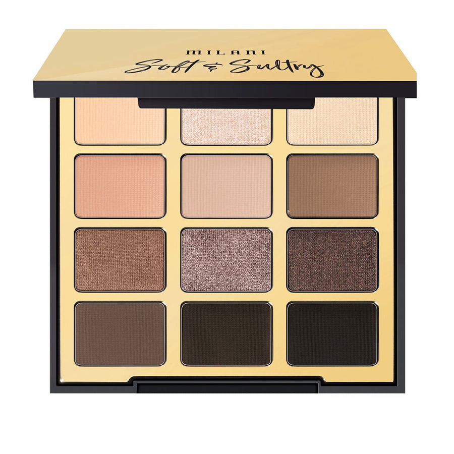 MILANI EYESHADOW PALETTE - 03 SOFT & SULTRY - PALETA DE SOMBRAS