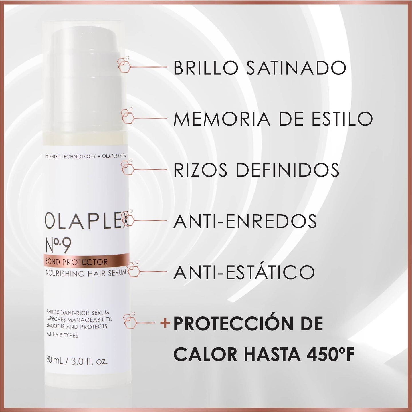 Nº.9 BOND PROTECTOR NOURISHING HAIR SERUM x 90 ml - SERUM REPARADOR