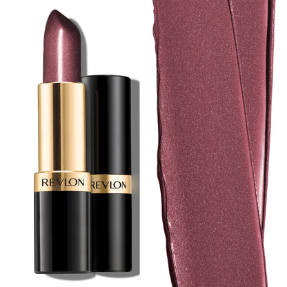 REVLON SUPER LUSTROUS LIPSTICK - PLUMALICIOUS (465) - LABIAL EN BARRA PERLADO