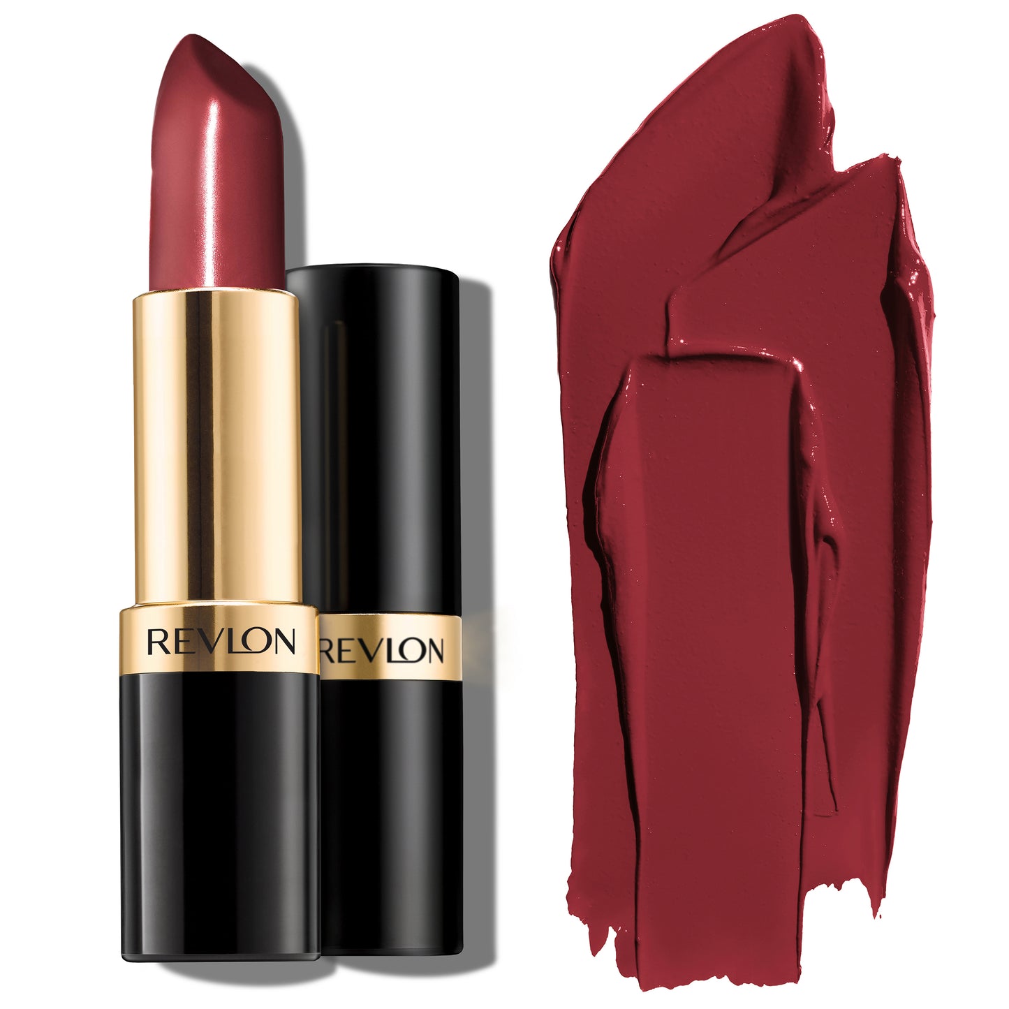 REVLON SUPER LUSTROUS LIPSTICK - RAISIN RAGE (630) - LABIAL EN BARRA PERLADO