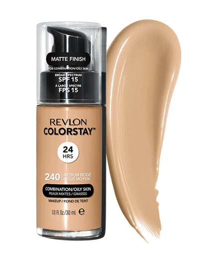 REVLON COLORSTAY MAKEUP SPF 15 - MEDIUM BEIGE (240) - BASE ACABADO MATE